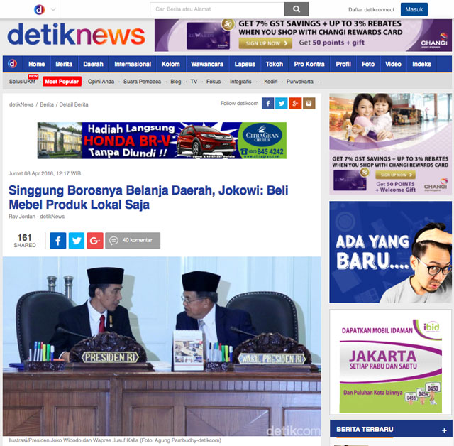 Jokowi-Detik